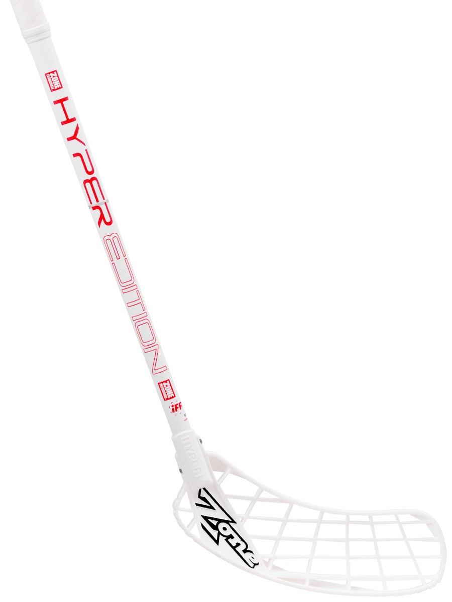 Zone Innebandyklubba HYPER Composite 29 white/red Zone Innebandyklubba HYPER Composite 29 white/red
